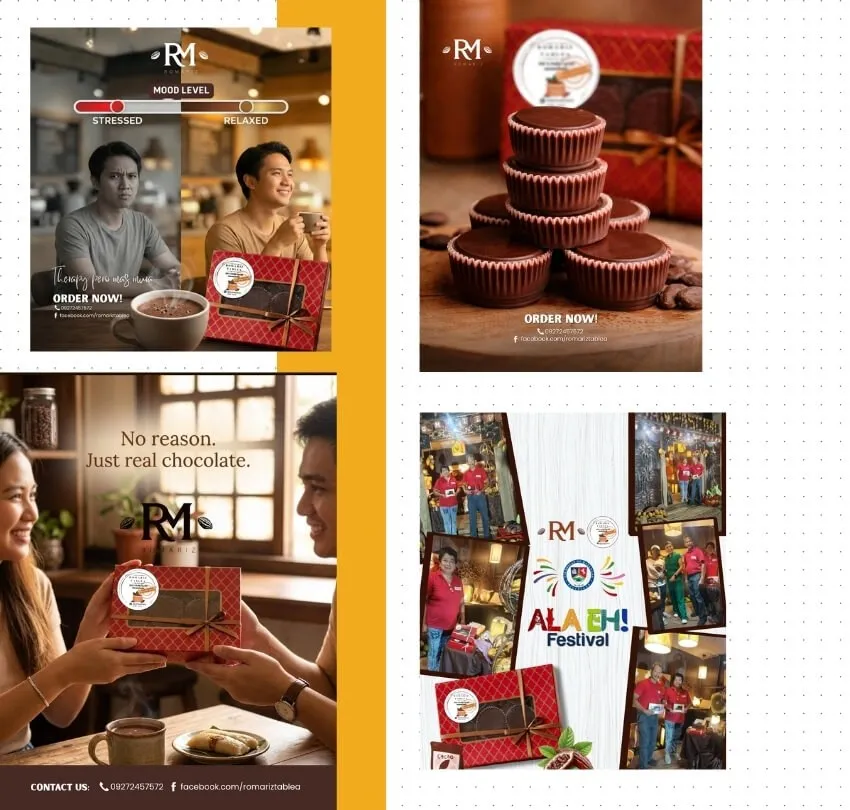 Social media posts Pillars made for Romariz Tablea